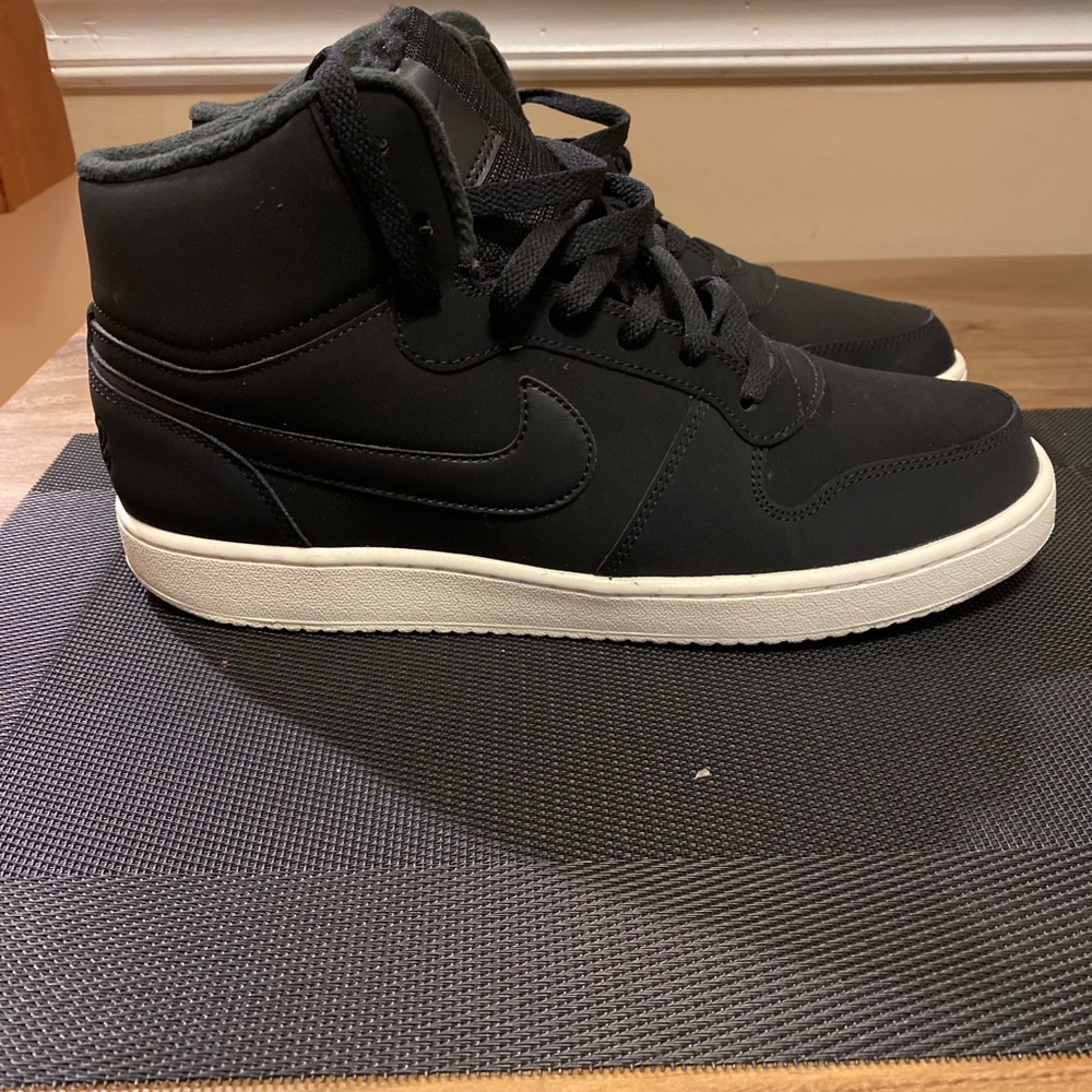 Nike Ebernon Mid Black Air Force Fleece AV2478-001 - Picture 7 of 7
